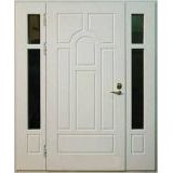 Уличная парадная белая дверь Урал для коттеджа Уличная парадная белая дверь Урал для коттеджа