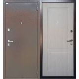 Дверь Новосел медный антик-беленый дуб Дверь Новосел медный антик-беленый дуб