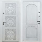 Дверь Milano (Милано) белый с серебряной патиной-белый с серебряной патиной Дверь Milano (Милано) белый с серебряной патиной-белый с серебряной патиной